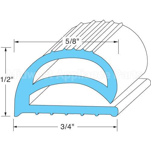 GLA11000069 Compatible Glastender Door Gasket