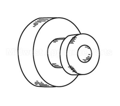 GROM6000 Regal Rexnord - Fasco Mounting Grommet For 1/2" Slot
