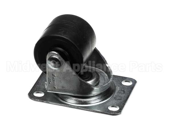 H-20-01 H&K International Caster,2Zp,Brbr,Plte,Swivel,Nb,N