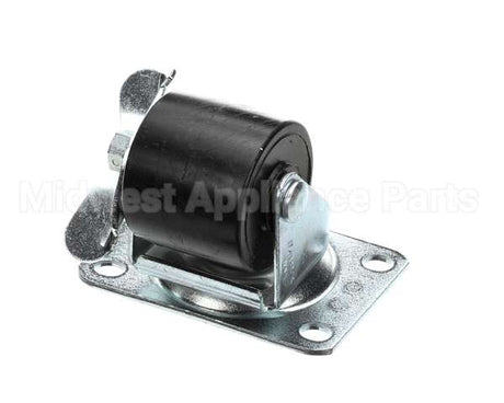 H-20-02 H&K International Caster,2Zp,Brbr,Plte,Swivel,Sb,N