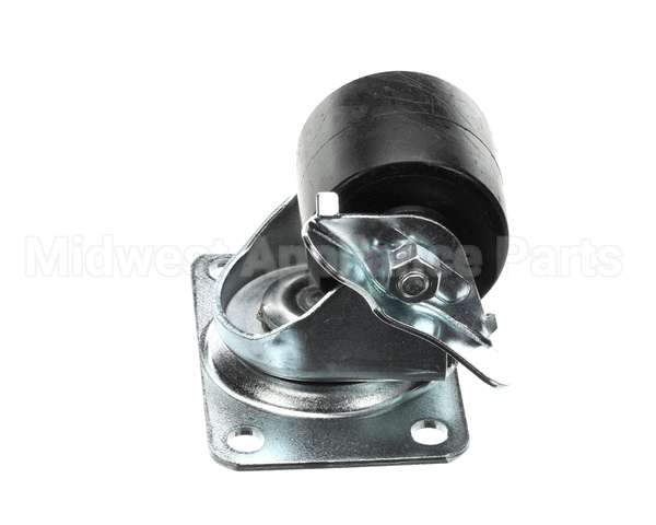 H-20-02 H&K International Caster,2Zp,Brbr,Plte,Swivel,Sb,N