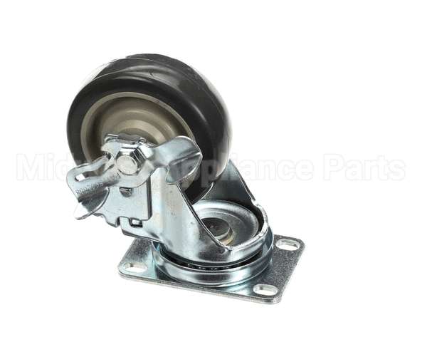 H-20-7 H&K International Caster, Gray W/Brk 3.5"