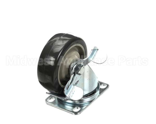 H-20-7 H&K International Caster, Gray W/Brk 3.5"