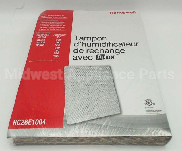 HC26E1004 Resideo Humidifier Pad,10X13X1.6"