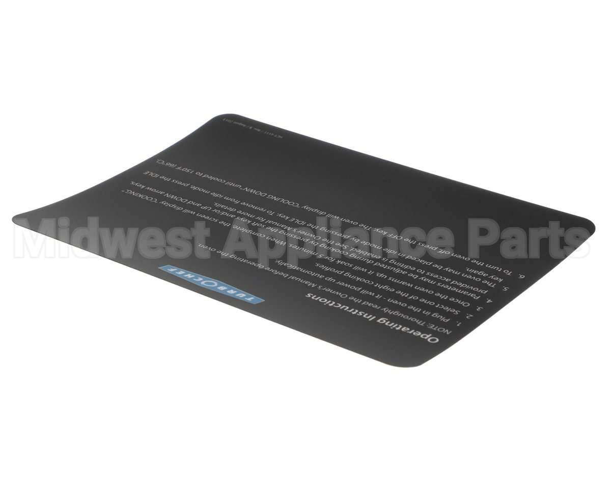 HCT-4111 Turbochef Label, Operating Instruction, Hhc2020