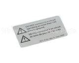 HCT-4176 Turbochef Label, Hhc 2020, Do Not Connect To Circu