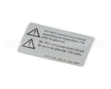 HCT-4176 Turbochef Label, Hhc 2020, Do Not Connect To Circu