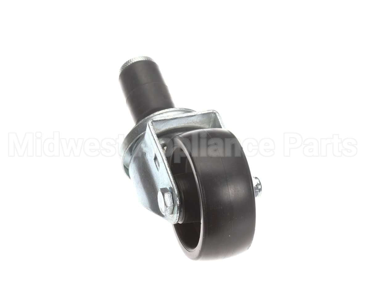 HD CST0214 Randell Caster, 4 O/A, Swvl, Black Stem, No Brak