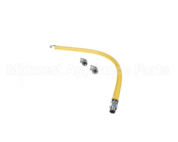 HG-2D-36 T&S Brass Gas Hose, Free Spin Fittings, 3/4 Npt, 3