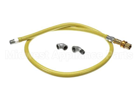 HG-4C-72 T&S Brass Gas Hose W/Quick Disconnect, 1/2 Npt, 72