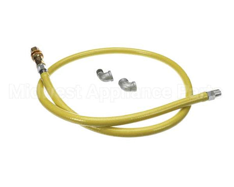HG-4C-72 T&S Brass Gas Hose W/Quick Disconnect, 1/2 Npt, 72