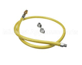 HG-4C-72 T&S Brass Gas Hose W/Quick Disconnect, 1/2 Npt, 72