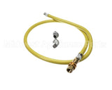 HG-4C-72 T&S Brass Gas Hose W/Quick Disconnect, 1/2 Npt, 72