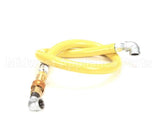 HG-4D-48 T&S Brass Gas Hose W/Quick Disconnect, 3/4 Npt, 48