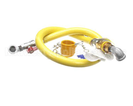 HG-4D-48K T&S Brass Gas Hose W/Quick Disconnect, 3/4 Npt, 48