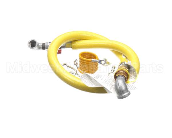 HG-4D-48K T&S Brass Gas Hose W/Quick Disconnect, 3/4 Npt, 48