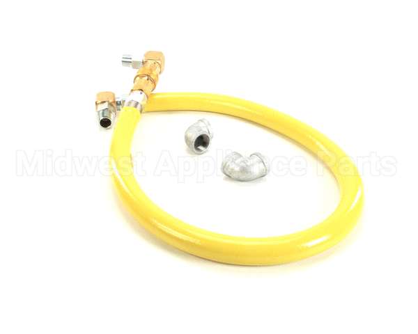 HG-4D-48S T&S Brass Gas Hose W/Quick Disconnect, 3/4 Npt, 48