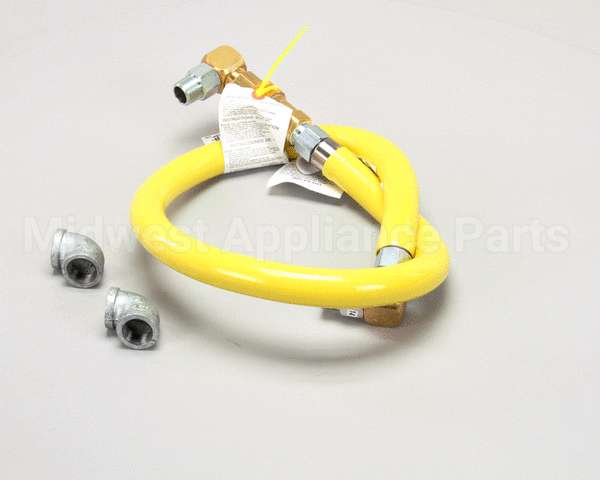 HG-4D-60 T&S Brass Gas Hose W/Quick Disconnect, 3/4 Npt, 60