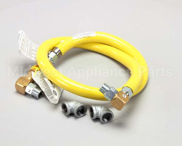 HG-4D-60S T&S Brass Gas Hose W/Quick Disconnect, 3/4 Npt, 60