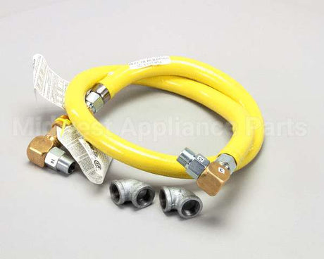 HG-4D-60S T&S Brass Gas Hose W/Quick Disconnect, 3/4 Npt, 60