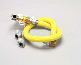 HG-4E-48S T&S Brass Gas Hose W/Quick Disconnect, 1 Npt, 48 L