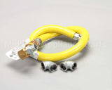 HG-4E-48S T&S Brass Gas Hose W/Quick Disconnect, 1 Npt, 48 L