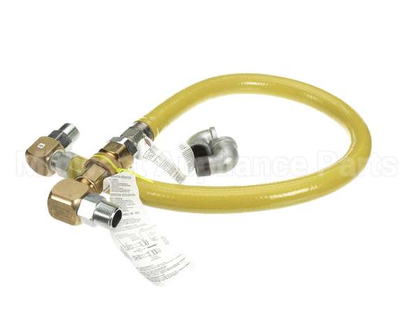 HG-4E-48SHP T&S Brass Gas Hose 1Npt X 48 Long Swivels & Quic
