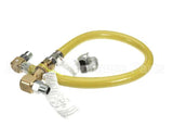 HG-4E-48SHP T&S Brass Gas Hose 1Npt X 48 Long Swivels & Quic