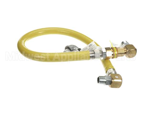 HG-4E-48SHP T&S Brass Gas Hose 1Npt X 48 Long Swivels & Quic