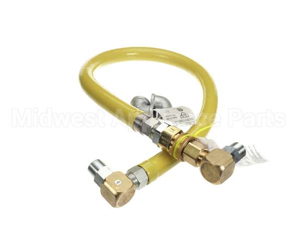 HG-4E-48SHP T&S Brass Gas Hose 1Npt X 48 Long Swivels & Quic