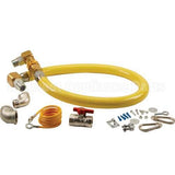 HG-4E-48SK Compatible TS Brass Kit, Gas Hose, 1" X 48", T&S