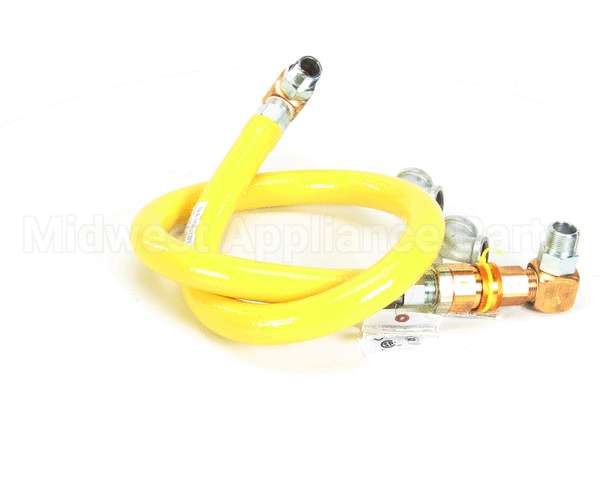 HG-4E-60S T&S Brass Gas Hose W/ Quick-Disconnect, 1 Npt, 60