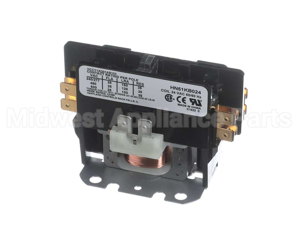 HN51KB024 Bryant Payne 1Pole 25Amp Contactor,24V Coil