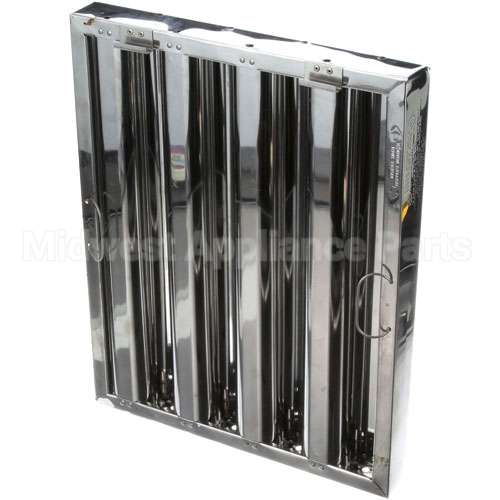 HRSS2016 Compatible Captiveaire 20 X 16 Ss Hood Filter W/ Hooks