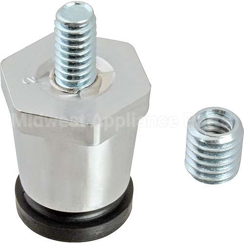 HT5.30.081 Compatible Hatco Leg1"H, 1/4"-20Thd, W/Adaptor
