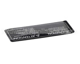 I1-9181-3 Turbochef Label, Caution, Empty Cavity,