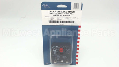 ICM102 ICM Controls .1-600Secdelayonmaketimer