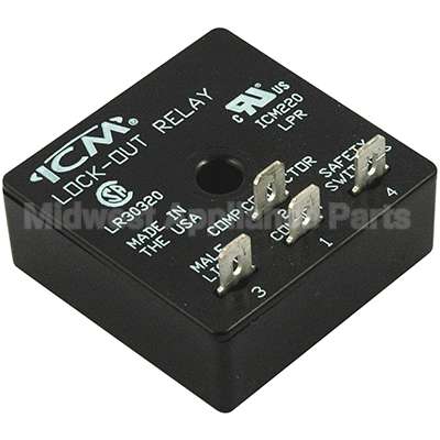 ICM220 ICM Controls Lockout Relay, 18-30Vac