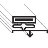ICS3205 Compatible International Cold Storage Gasket, Door 37" X 79"