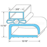 INGSK225 Compatible Randell Drawer Gasket 9-7/8" X 21-1/4"