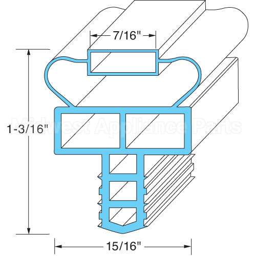 INGSK9902 Compatible Randell Door Gasket