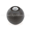 K0202 Compatible BKI Knob, Spherical, Black, 1.88"D