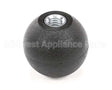 K0202 Bki Knob, Black, Spherical, 1.88 Dia., .500-