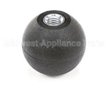 K0202 Bki Knob, Black, Spherical, 1.88 Dia., .500-