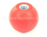 K0203 Bki Knob, Red, Spherical, 1.88 Dia., .500-13