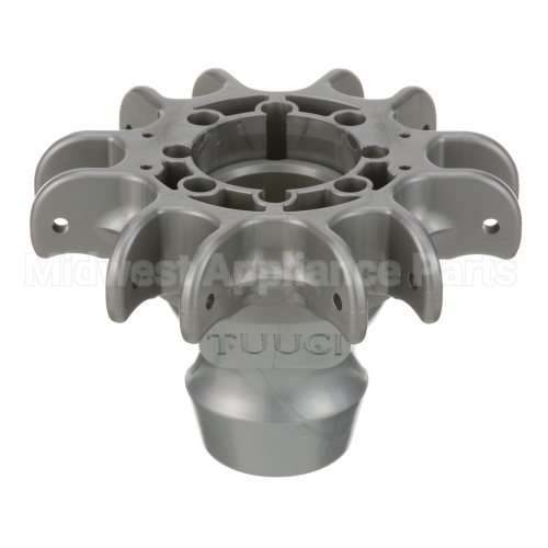 K101001-6-SIL-1M Compatible Tuuci Bottom Hub Silver Polymr 6 Positions, Manual Lift