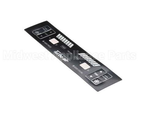 K3D7800400 Turbo Air Display Pcb Sticker (Old Version)