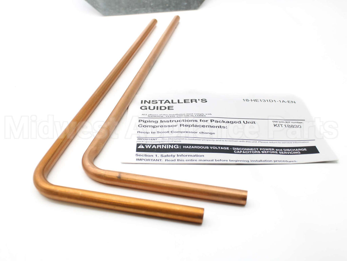 KIT18830 Trane Recip To Scroll Changeout Kit