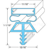KLP22514-1075 Compatible Kolpak Door Gasket - Rh, 32-3/8" X 77-1/2"