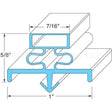 KR000753 Compatible Midwest Appliance Parts Gasket